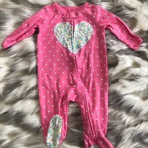 Carter’s Footed Zipper Sleeper, 3 months